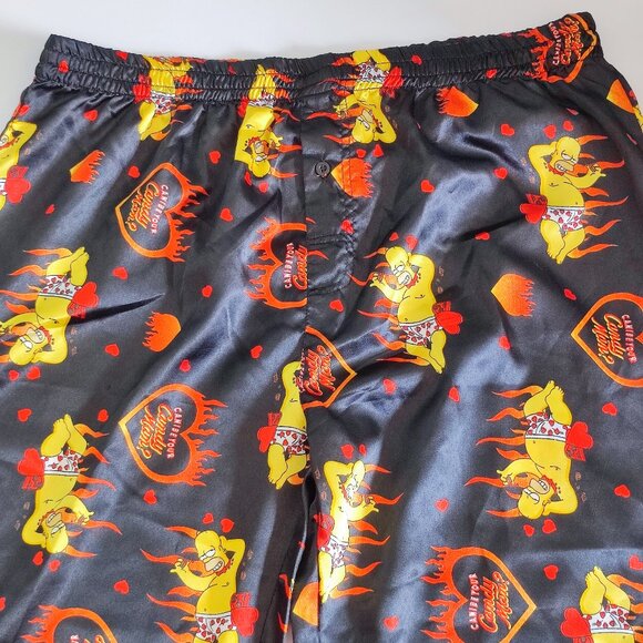 The Simpsons Homer Simpson pyjama pants men's size XL black graphic design - Picture 2 of 13
